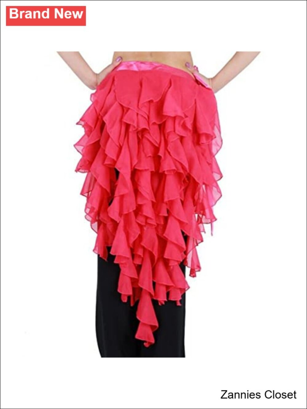 ✨ Belly Dance Hip Scarf Belt Skirt Latin Dance Tassel Wrap